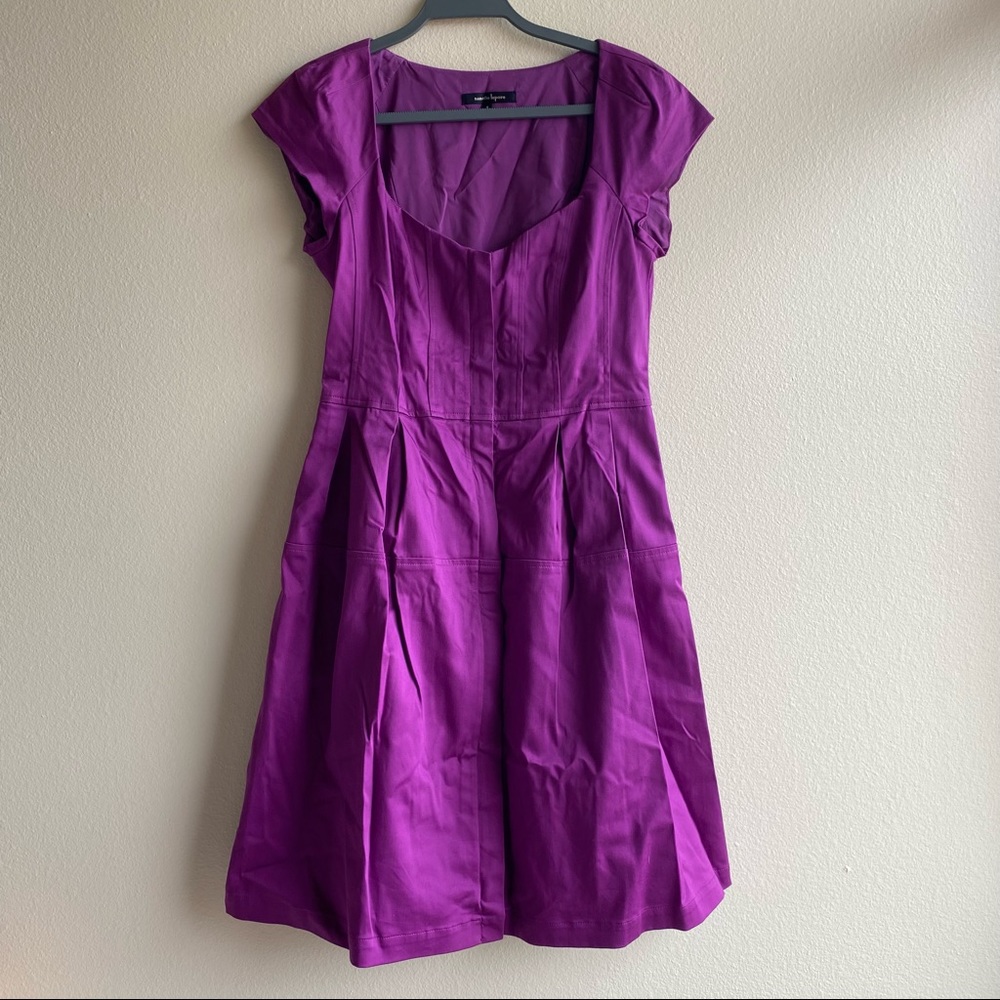 Nanette Lepore Le Cirque Cap Sleeve A-Line Dress Sz. 6 - Picture 15 of 16